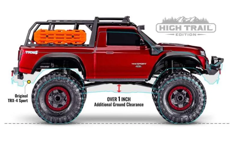 Traxxas 82044-4GRAYTRX-4 Sport High Trail Edition 1:10 Crawler Brushed RTR grau