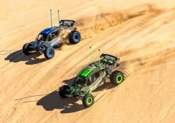 Traxxas 109076-4-GRNFUNCO RWD 8S VXL 1/6 Sand Car RTR Brushless, grün +88km/h, Scheibenbremse vorne, Sandpaddle