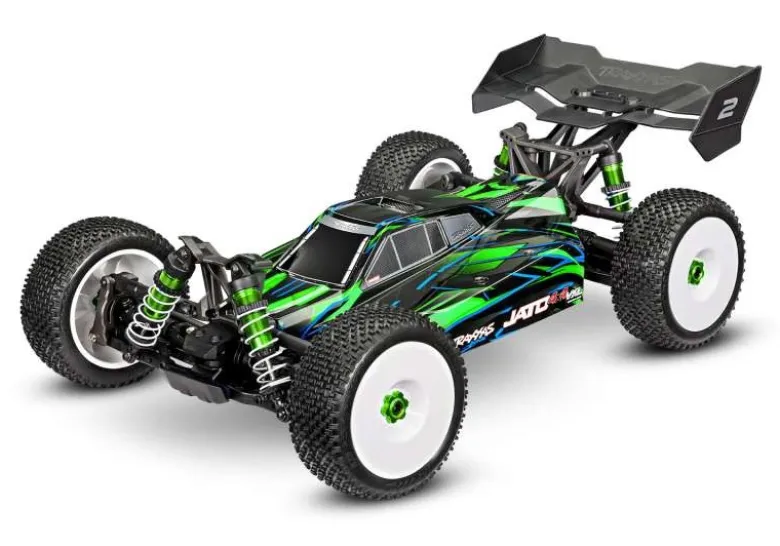 Traxxas 90386-4-GRNJATO 4x4 VXL 4S Brushless Buggy, HD-Teile, 1:8, RTR, grün