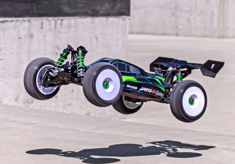 Traxxas 90386-4-GRNJATO 4x4 VXL 4S Brushless Buggy, HD-Teile, 1:8, RTR, grün