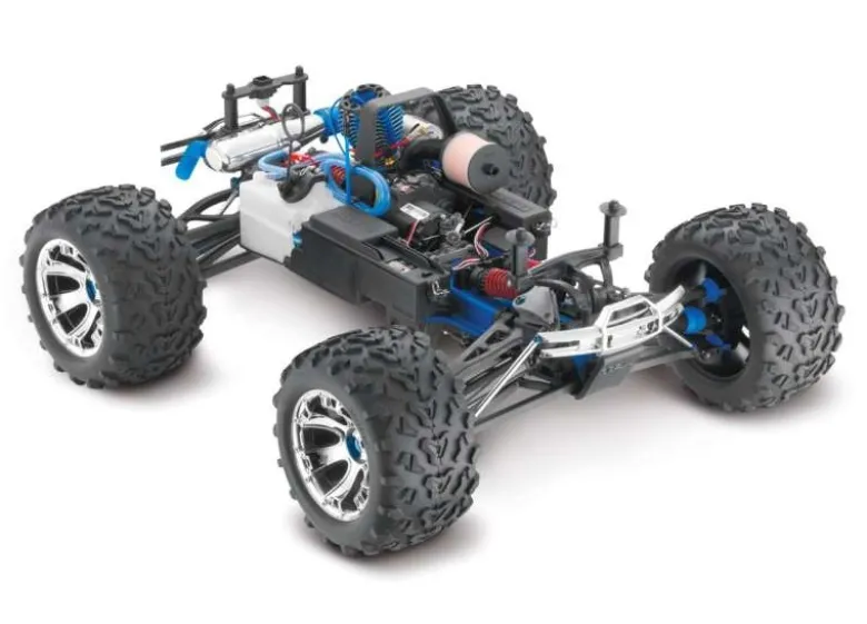 Traxxas 53097-3GRNRevo 3.3 Nitro Verbrenner Truck 4x4 2.4GHz 1:10 RTR Grün E-Starter, 2-Gang Getriebe, Telemetriemodul, Empfängerakku