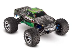 Traxxas 53097-3GRNRevo 3.3 Nitro Verbrenner Truck 4x4 2.4GHz 1:10 RTR Grün E-Starter, 2-Gang Getriebe, Telemetriemodul, Empfängerakku