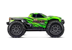 Traxxas 107154-1-GRNSET1MINI-MAXX 4WD BL-2S Brushless, HD-Teile, RTR, grün Set mit zweitem Akku und EZ-Peak Plus Ladegerät