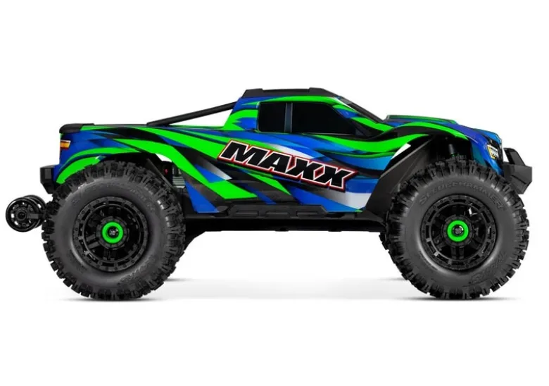 Traxxas 89086-4GRNSET2WideMAXX 1:10 RTR TSM 4S Brushless Monster-Truck grün Spar-Set inkl. 4S LiPo und Multifunktionsladegerät