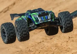 Traxxas 95096-4-GRNSLEDGE 4x4 belted Brushless 1:8 Monster-Truck RTR, grün ohne Akku und Ladegerät