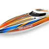 Traxxas 106064-4-ORNGDISRUPTOR 26 Zoll V-Rumpf BL Boot Selbstaufrichtung, orange bei 4S Lipo bis 60 km/H
