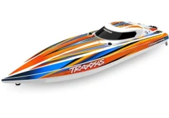 Traxxas 106064-4-ORNGDISRUPTOR 26 Zoll V-Rumpf BL Boot Selbstaufrichtung, orange bei 4S Lipo bis 60 km/H