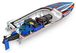 Traxxas 106064-4-ORNGDISRUPTOR 26 Zoll V-Rumpf BL Boot Selbstaufrichtung, orange bei 4S Lipo bis 60 km/H