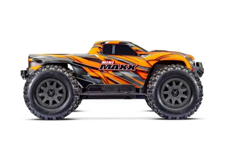 Traxxas 107154-1-ORNGMINI-MAXX 4WD BL-2S Brushless, HD-Teile, RTR, orange