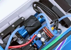 Traxxas 103076-4-ORNGSET1SPARTAN SR 36-Zoll Rennboot Brushless RTR, orange Set 1 mit Traxxas Duo Ladegerät + 2x 3S LiPo-Akku 5000mAh