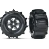 Traxxas 7773Paddle Reifen auf Felgen schwarz verklebt für X-MAXX