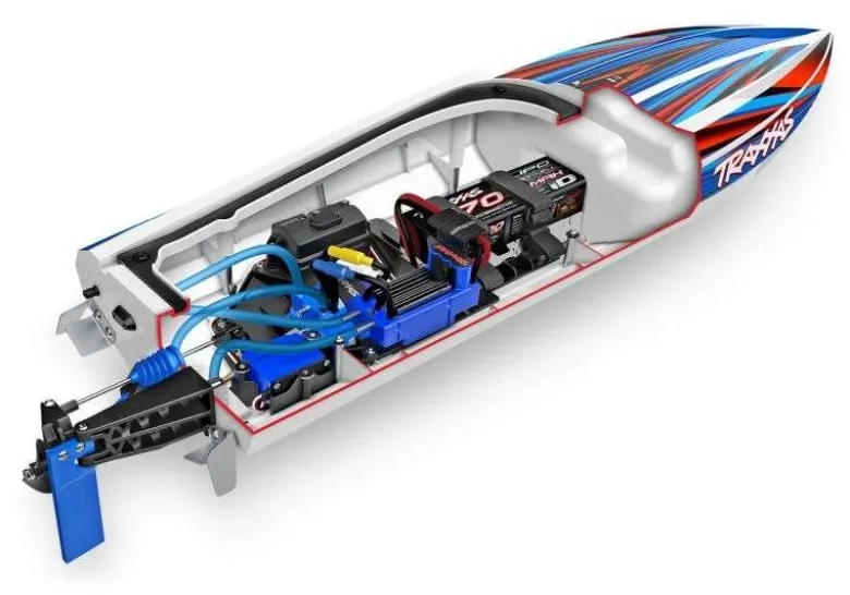 Traxxas 106064-4-PINKDISRUPTOR 26 Zoll V-Rumpf BL Boot Selbstaufrichtung, pink bei 4S Lipo bis 60 km/H