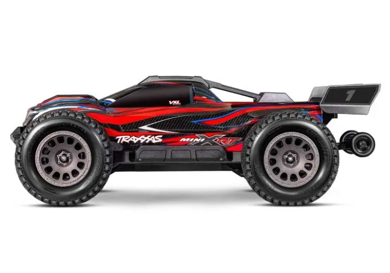 Traxxas 108076-1-REDMINI-XRT V2 3S 4x4 1:16 RTR Brushless, HD, rot 2026 mit 2S Lipo/Lader