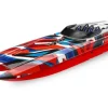 Traxxas 57046-4REDRCatamaran M41 Widebody Brushless Rennboot Rot