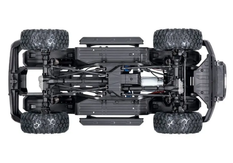 Traxxas 92076-4REDSET2TRX-4 2021 Ford Bronco Crawler rot RTR 1:10 + Akku+Lader