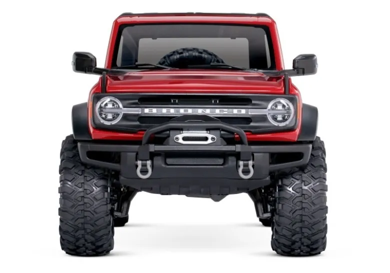 Traxxas 92076-4REDSET2TRX-4 2021 Ford Bronco Crawler rot RTR 1:10 + Akku+Lader