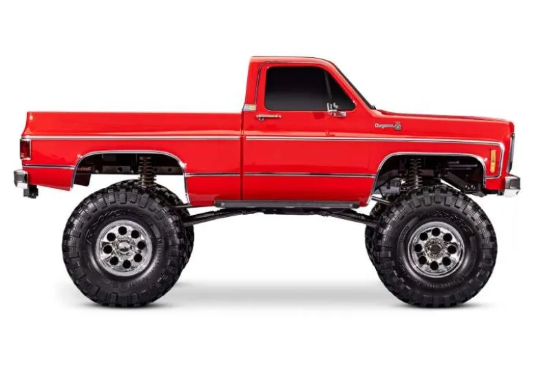 Traxxas 92056-4REDTRX-4 Chevy K10 High-Trail rot 4WD Crawler 1:10 RTR 2-gang Diff-Sperren vo+hi 4Kanal MG Lenkservo Clipless