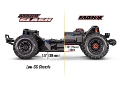 Traxxas 102076-4RNRMAXX-SLASH 6S 4x4 Short-Course-Truck 1:8 RTR Brushless, RNR