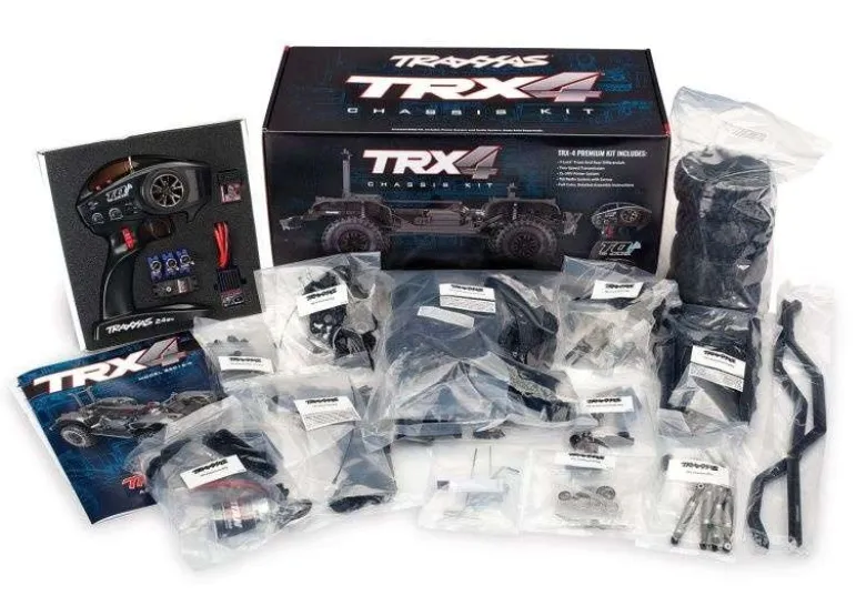 Traxxas 82216-4-R6TRX-4 4x4 Kit 1/10 Scale-Crawler Brushed Clipless Bausatz 312mm, mit TRX8057 und TRX8080R auch für Landrover passend