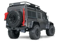 Traxxas 82256-4-SLVRTRX-4 Landrover Defender 1:10 Crawler RTR, Clipless, silber