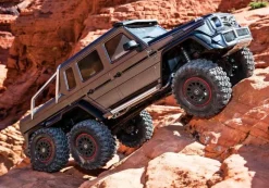 Traxxas 88296-4SLVRTRX-6 MB G63 AMG 6x6 Brushed Crawler 1:10 RTR, silber inklusive Led Set