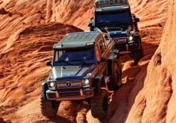 Traxxas 88296-4SLVRTRX-6 MB G63 AMG 6x6 Brushed Crawler 1:10 RTR, silber inklusive Led Set