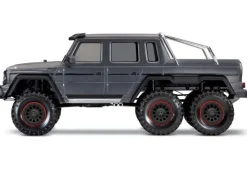 Traxxas 88296-4SLVRTRX-6 MB G63 AMG 6x6 Brushed Crawler 1:10 RTR, silber inklusive Led Set