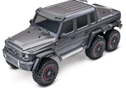 Traxxas 88296-4SLVRTRX-6 MB G63 AMG 6x6 Brushed Crawler 1:10 RTR, silber inklusive Led Set