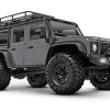 Traxxas 97054-1SLVRTRX-4M Land Rover Defender 4x4 Crawler 1:18 silber 100% RTR