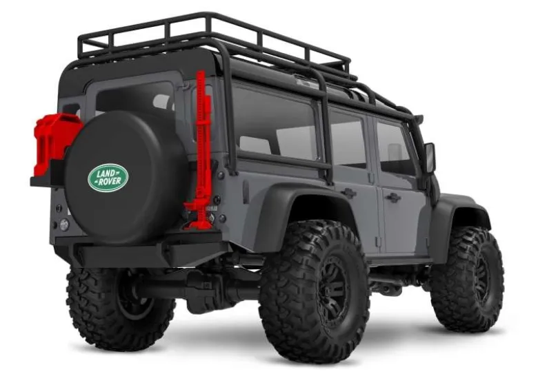 Traxxas 97054-1SLVRTRX-4M Land Rover Defender 4x4 Crawler 1:18 silber 100% RTR