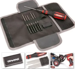 Traxxas 8711Speed-Bit Master-Set, Innensechskant 7-Teilig + Griff 1,5 2,0 2,5 3,0 Gerade & 2,0 2,5 3,0mm Kugel
