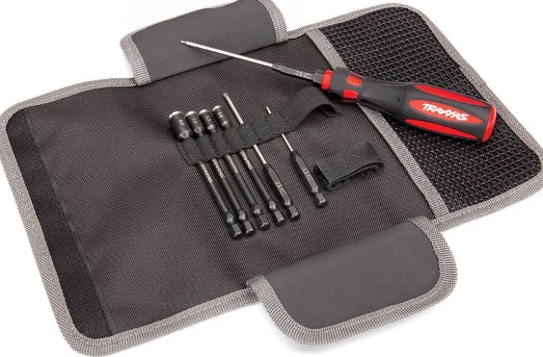 Traxxas 8712Werkzeugset Innensechskant und Steckschlüssel inkl. Tasche 7-teilig
