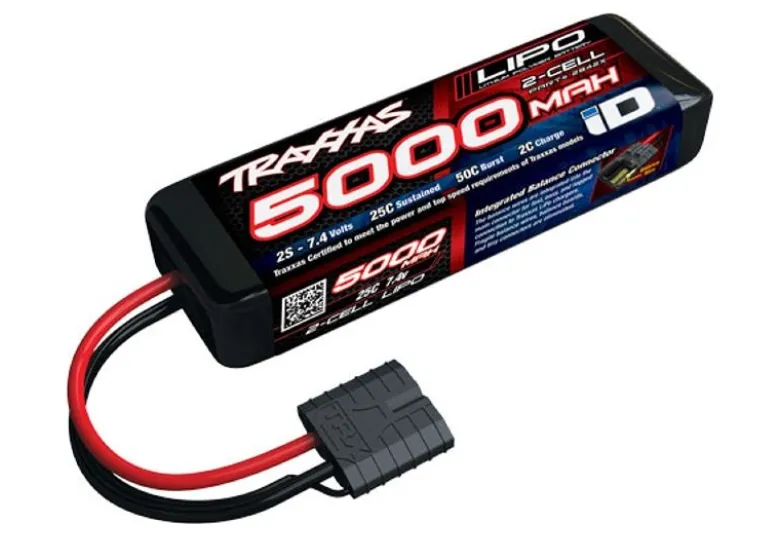 Traxxas 2842XPower Cell LiPo Akku 5000mAh 2S 7,4V 25C iD-Stecker auch für Rustler/Stampede/Bandit 2WD+4X4