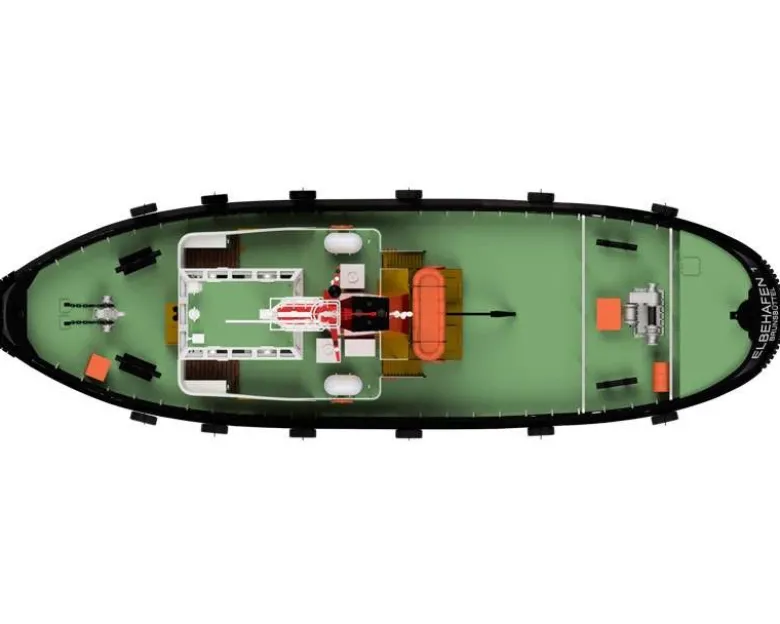 Türkmodel 24558Elbehafen 1 Schlepper/Eisbrecher 1:50 Bausatz