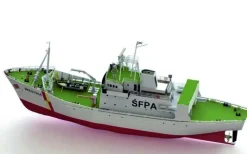 Türkmodel 24553FPV Westra Fischerei Patrouillenboot 1:50 Holzbausatz