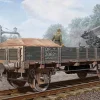 Trumpeter 751518Deutscher Eisenbahnwagen, niedrige Seitenwände 1:35