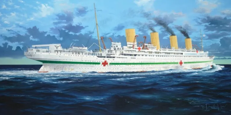 Trumpeter 03721HMHS Britannic britischer Luxusliner WW1 Bausatz 1:200