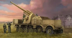 Trumpeter 09577Schwerer Zugkraftwagen 18 t with 8.8cm Flak 1:35 Bausatz