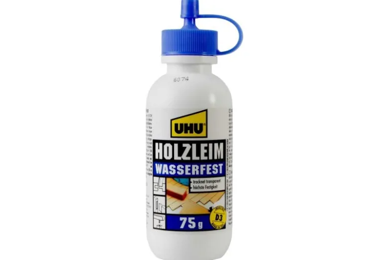 UHU 48510UHU Holzleim Wasserfest D3 ohne Lösungsmittel Flasche 75g