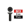Ultimate Racing UR161308Innensechskant-Senkkopfschraube M3 x 8mm 10 Stk
