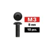 Ultimate Racing UR162308Schrauben - Rundkopf - Innensechskant - M3 x 8mm (10)