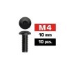 Ultimate Racing UR162410Schrauben - Rundkopf - Hex (Allen) - M4 x 10mm (10 Stk.)
