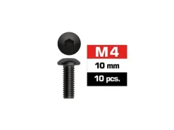 Ultimate Racing UR162410Schrauben - Rundkopf - Hex (Allen) - M4 x 10mm (10 Stk.)