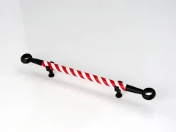 Wedico 436-WMetall Abschleppstange rot/weis mit Halter