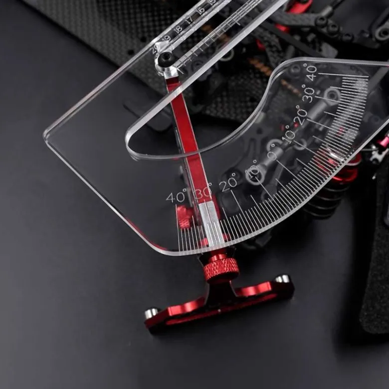 Yeah Racing YT-0140RDUniversal-Setup System für 1/10 On Road rot
