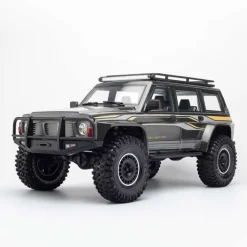 Yikong YK4107BPro Crawler Brushless 4WD 1/10 RTR Grau Zweistuf. Schaltgetriebe über Sender - Portalachsen & Licht