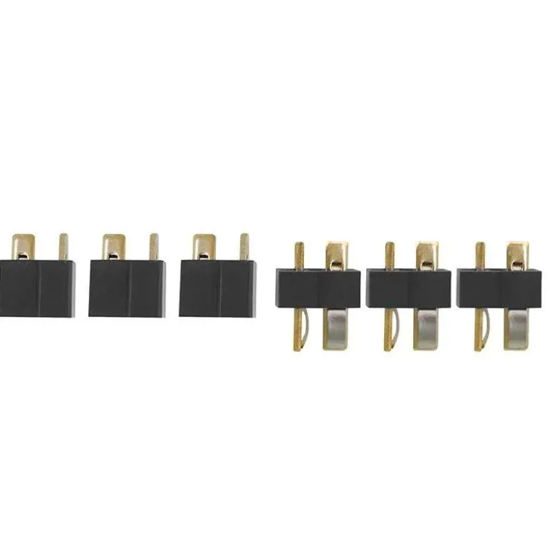 Yuki Model AM-614-3PAmass Goldkontakt Deans Micro Plug, 3 Paare
