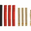 Yuki Model AM-602-3PGoldkontakt Ø2,0mm 3 Paare mit Schrumpfschlauch